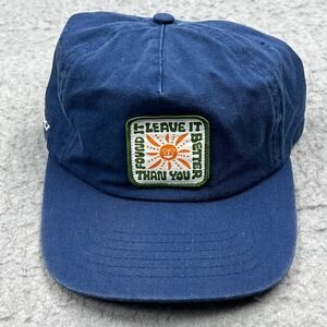 Parks Project Hat Mens Blue Leave It Better Embroidered Patch Cap Strap Back